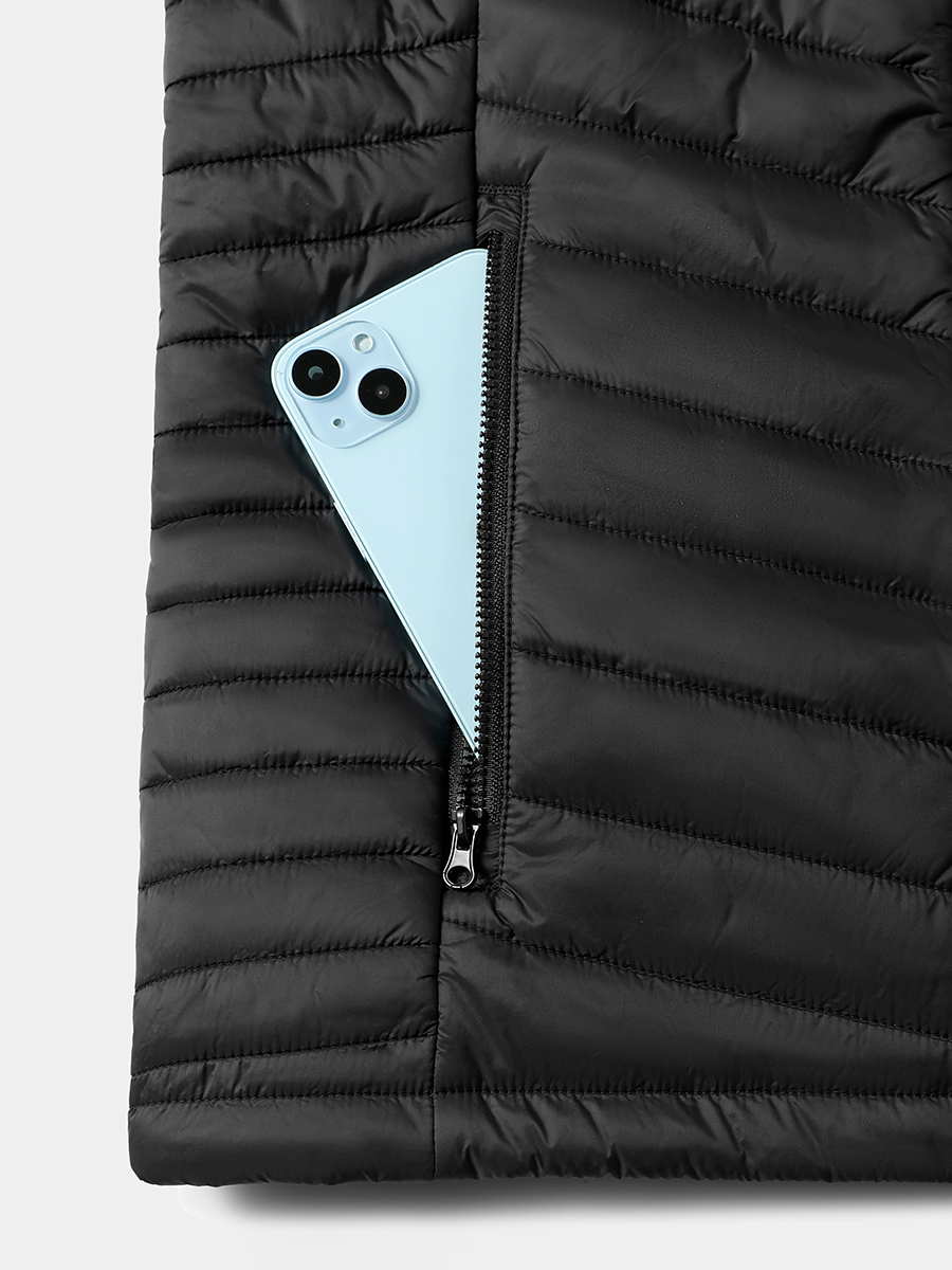 Men's heated vest padded clothing