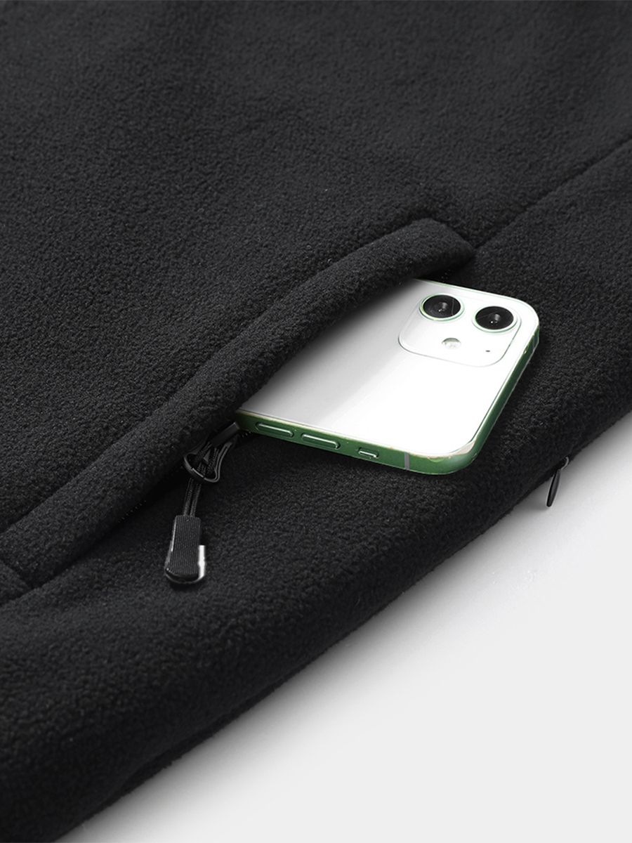 Women's heated vest fleece
