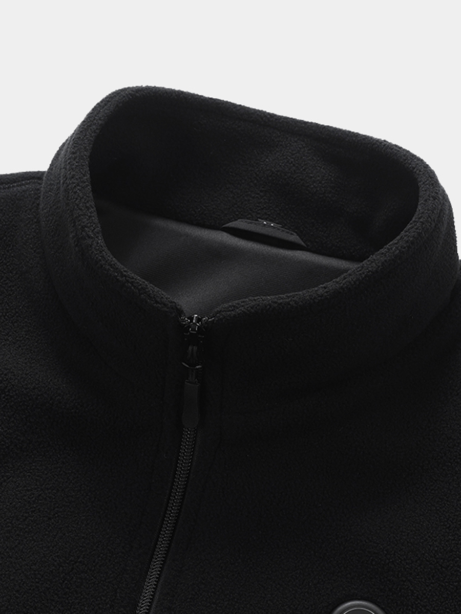 Women's heated vest fleece