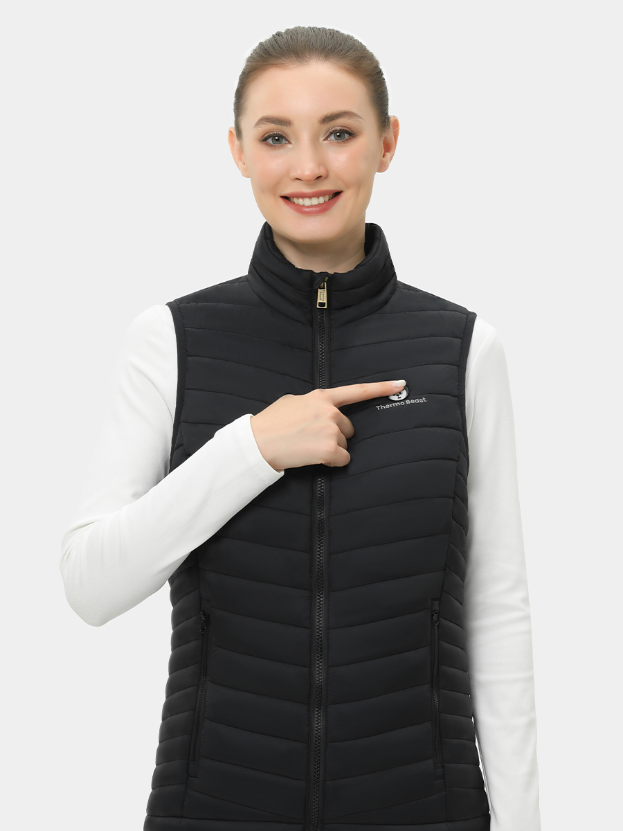 Women's heated vest padded clothing