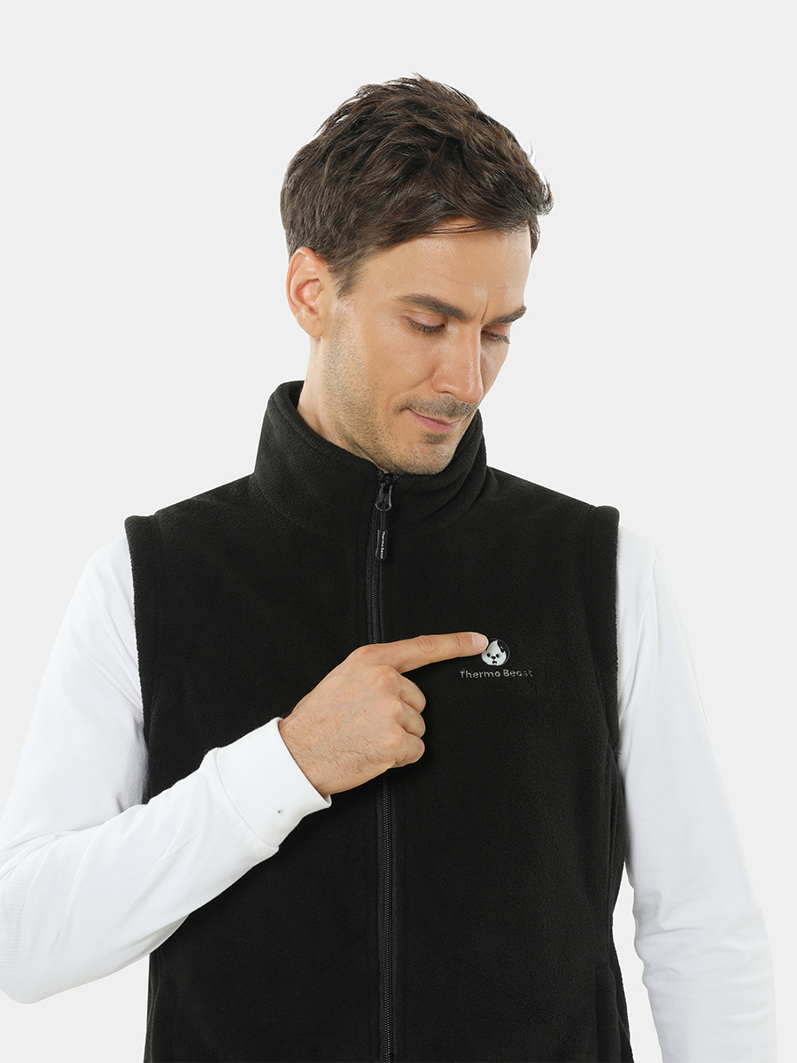 Men’s heated vest fleece