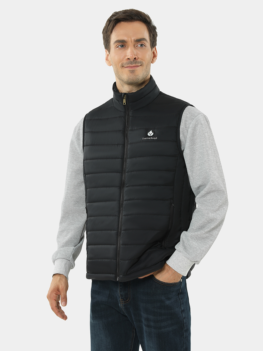 Men's heated vest padded clothing
