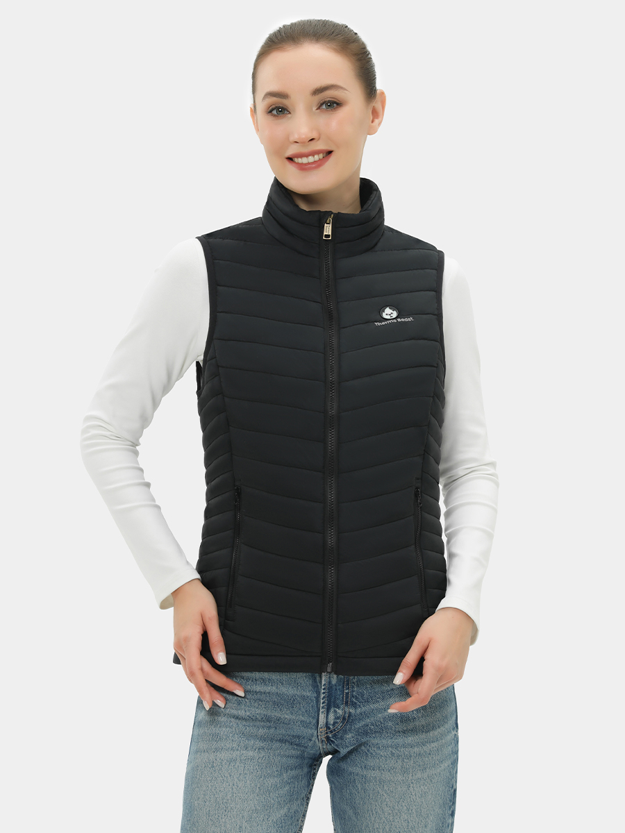 Women's heated vest padded clothing