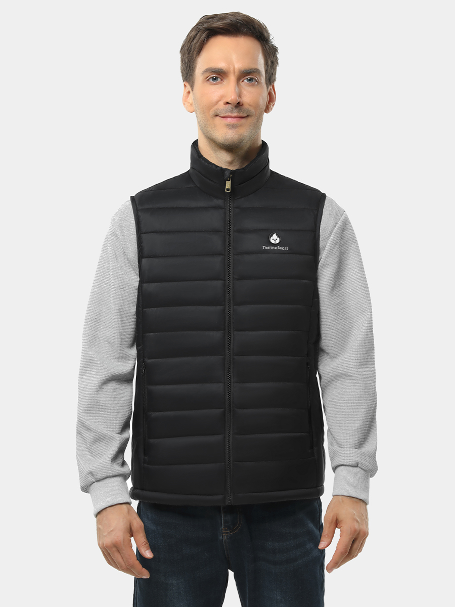 Men's heated vest padded clothing