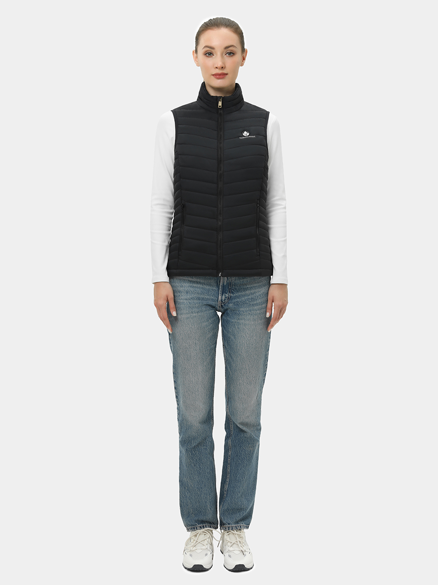 Women's heated vest padded clothing
