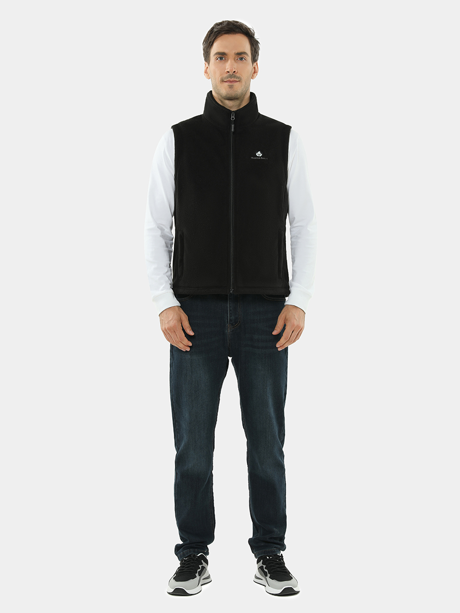 Men’s heated vest fleece
