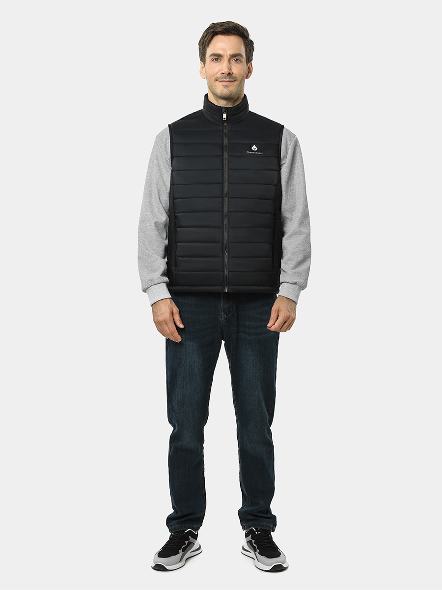 Men's heated vest padded clothing