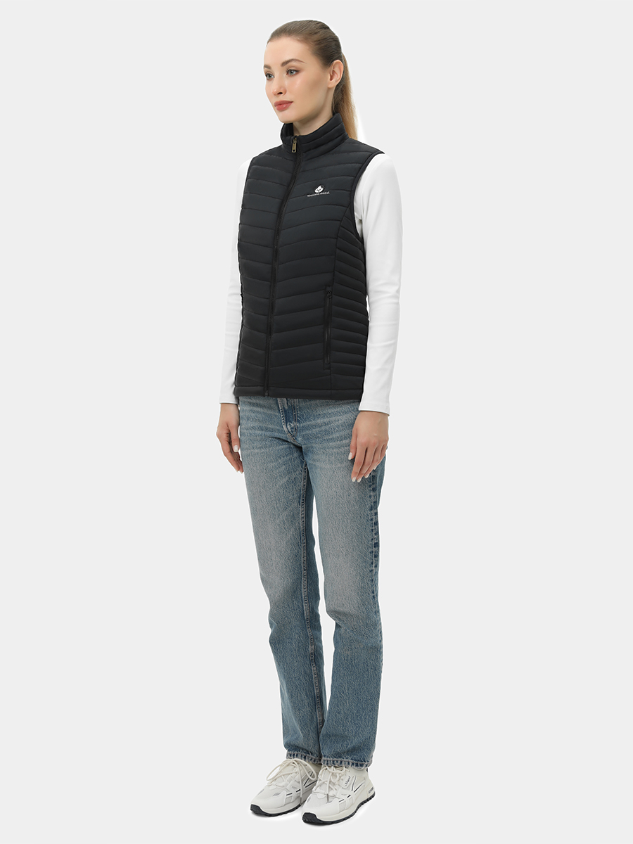 Women's heated vest padded clothing