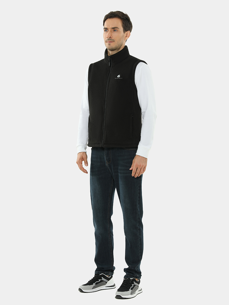 Men’s heated vest fleece