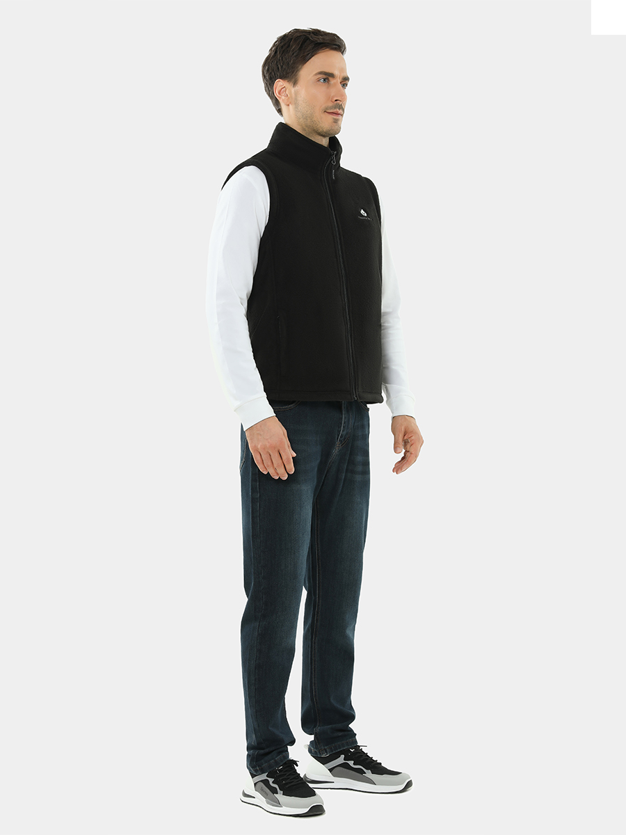 Men’s heated vest fleece