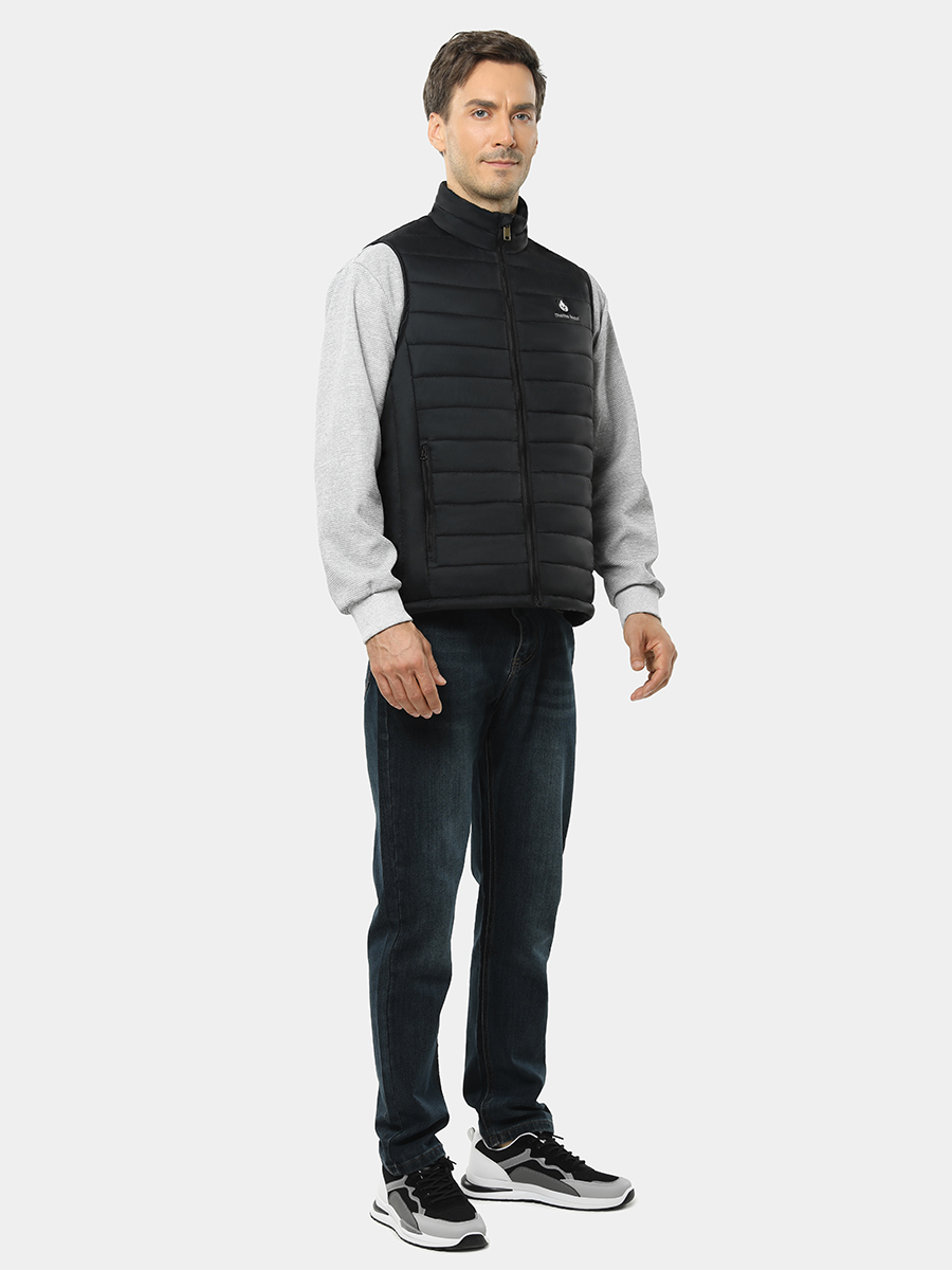 Men's heated vest padded clothing