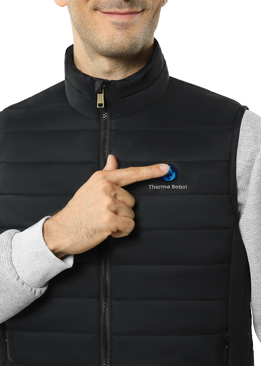 Thermo Beast heated jacket temperature visualization