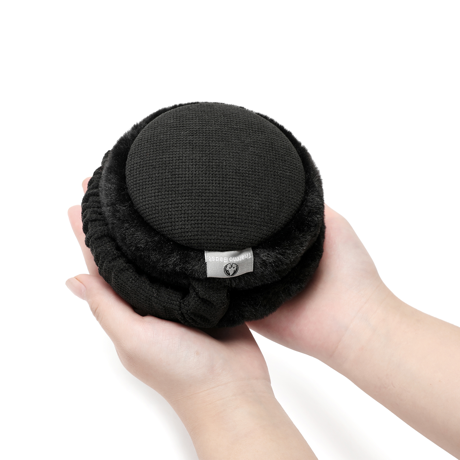 Foldable Winter Earmuffs, Plush Faux Fur Ear Warmers, Adjustable Warm Ear Covers for Cold Weather